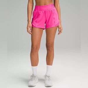 NWOT Lululemon Hotty Hot HR Shorts Sonic Pink